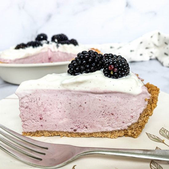 Blackberry Cream Pie