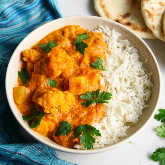 Healthy Vegan Aloo Gobi Masala