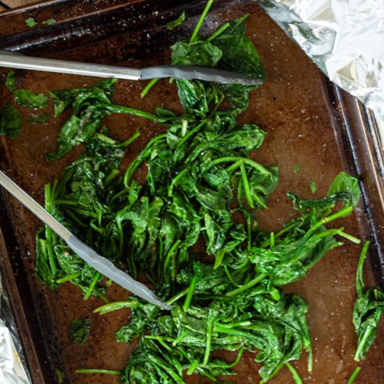 Grilled Spinach