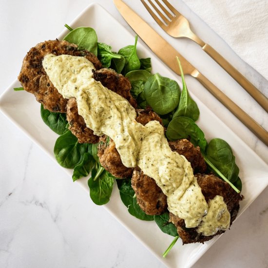 Turkey Burgers with Spinach & Pesto