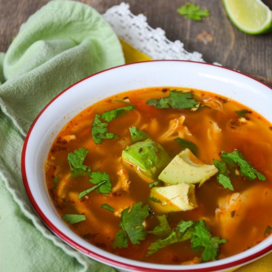 Healthy Mexican Chicken Soup