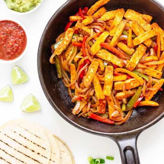 Halloumi Fajitas