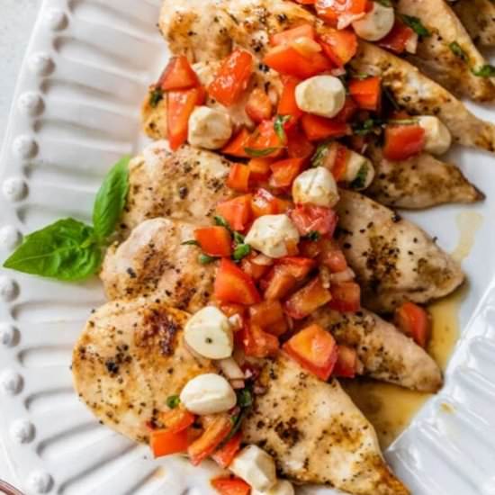 Grilled Bruschetta Chicken