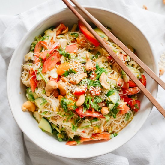 Cold Thai Noodle Salad