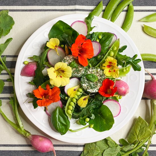 Edible Flower Salad