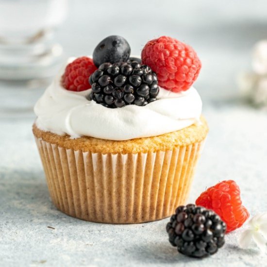 Pound Cake Cupcakes