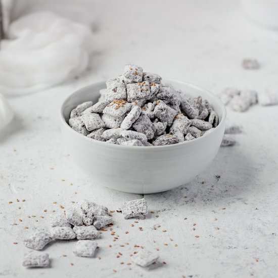 Tahini Puppy Chow