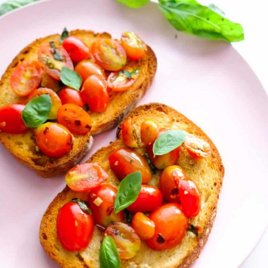 EASY BRUSCHETTA RECIPE