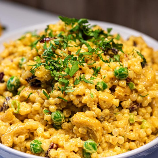 Curried Israeli Couscous Salad