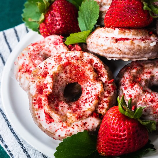 Strawberry Donuts