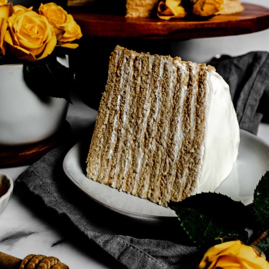 medovik | russian honey cake