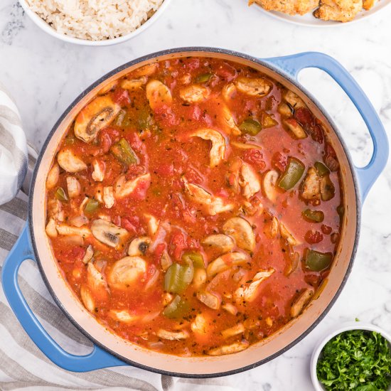 One-Pot Chicken Cacciatore