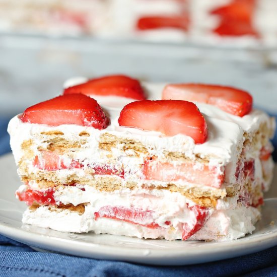 Strawberry Icebox Cake