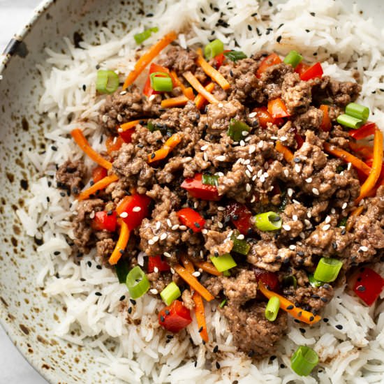 teriyaki ground beef