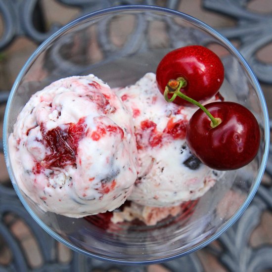 Cherry Chocolate Ice Cream