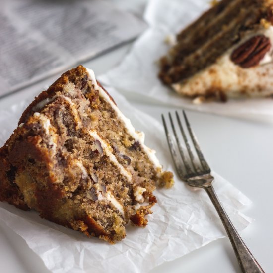 Hummingbird cake (vegan Recipe)