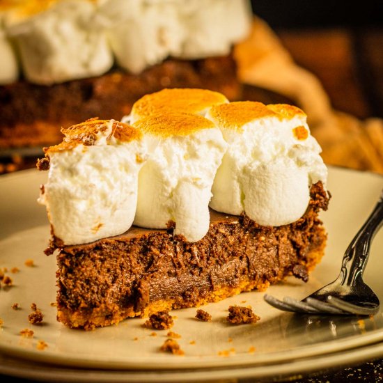 Smores Chocolate Cheesecake