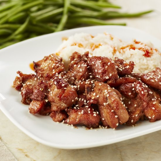 DELICIOUS AND EASY BOURBON CHICKEN