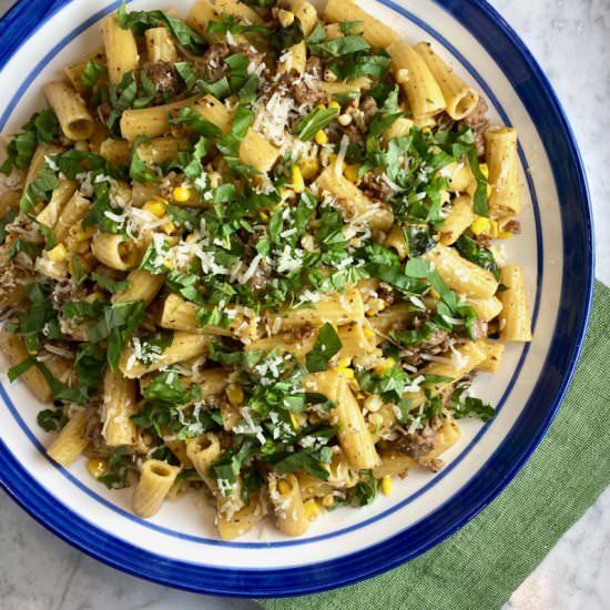 Summer Corn Pasta