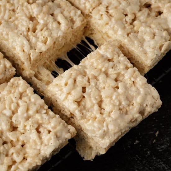 Brown Butter Rice Krispie Treats