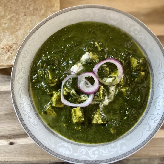 Palak paneer