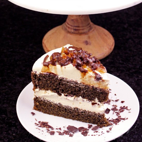 Coffee Toffee Cream Cake