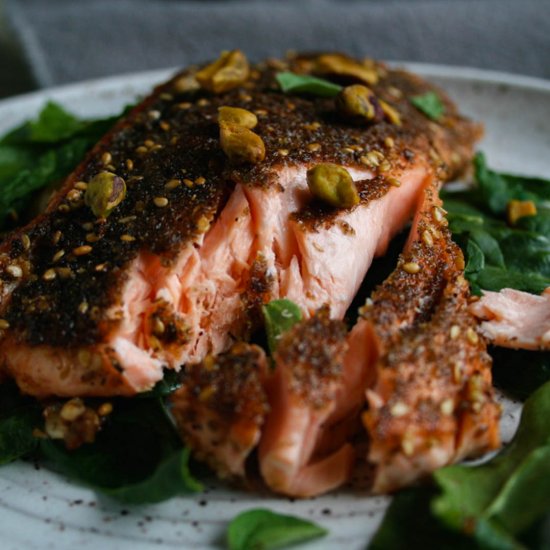 Za’atar Crusted Salmon