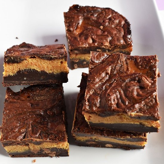 Caramel Stuffed Brownies