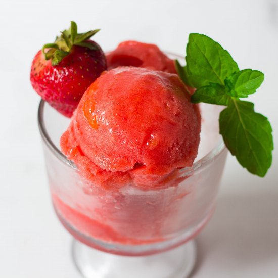 Strawberry Sorbet