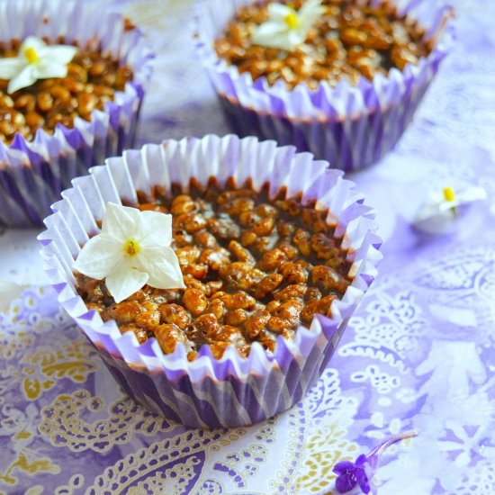 Peanut Butter Rice Pop Chocolates