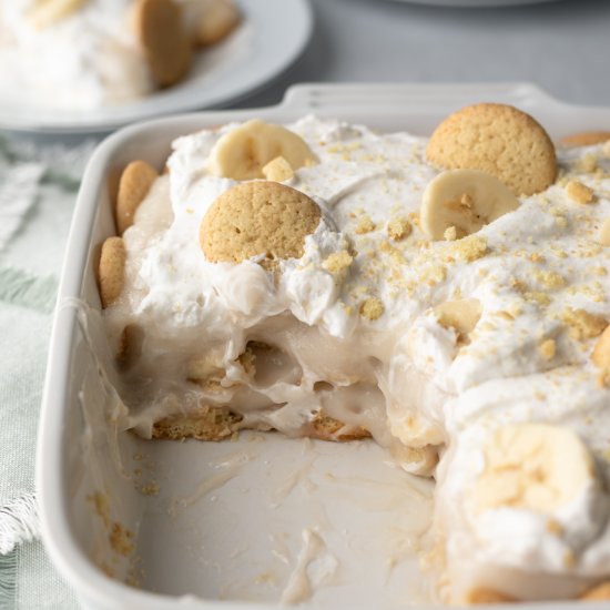 Easiest Vegan Banana Pudding