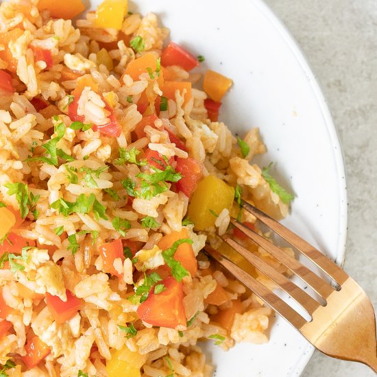 Egg and Vegetable Fried Rice