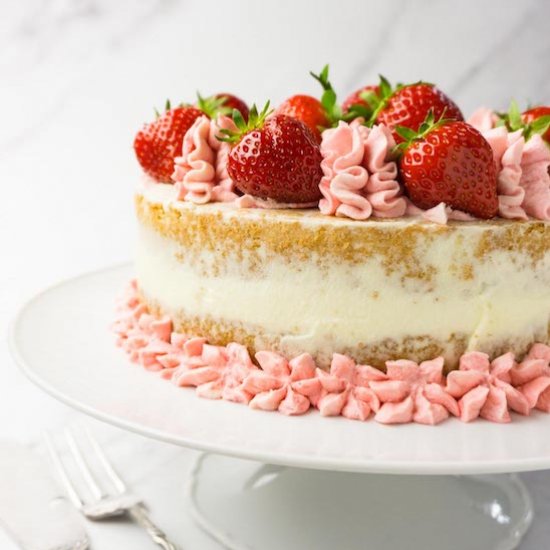 Keto strawberry shortcake