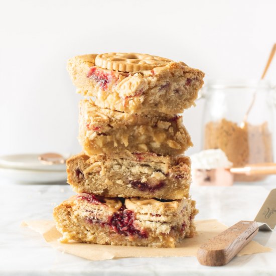 Jammie Dodger Blondies