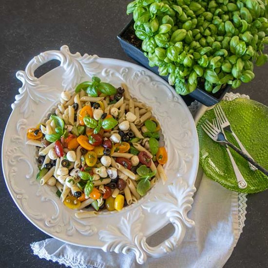 GF Mediterranean Pasta Salad