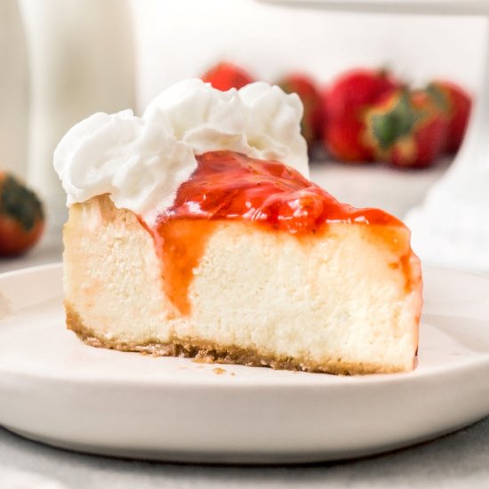 Light Strawberry Cheesecake