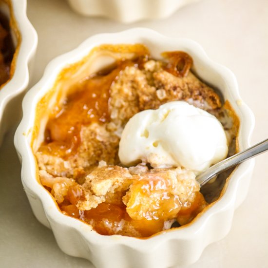 Mini Peach Cobbler