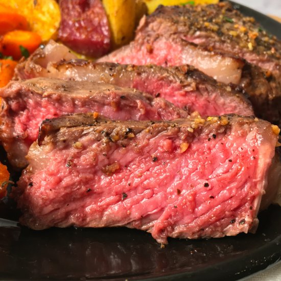 Air Fryer Rib Eye Steak Recipe