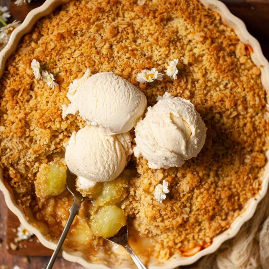 Gooseberry Crumble