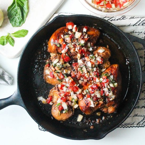 Marinated Bruschetta Chicken