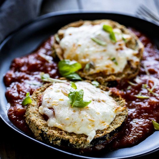 Air Fryer Eggplant Parmesan