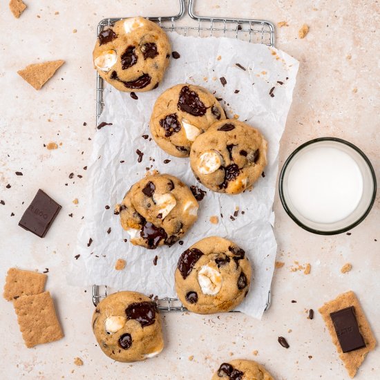 Vegan S’mores Cookies