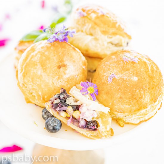 Blueberry & Goat Cheese Bites