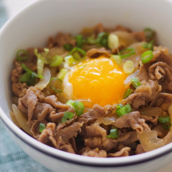 Gyudon – Japanese Beef Bowl