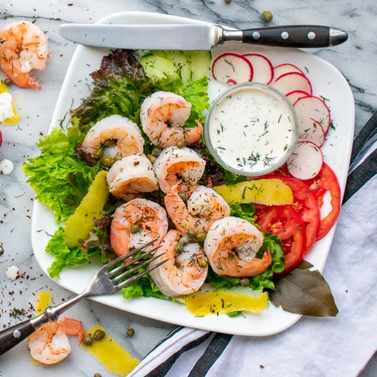 Shrimp Salad with Dill Dressing