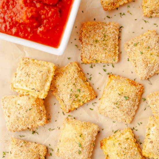 Crispy Baked Ravioli