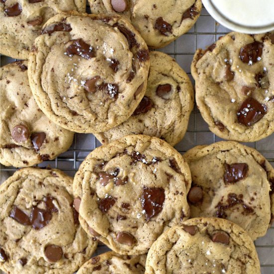 Malted Chocolate Chip Cookies