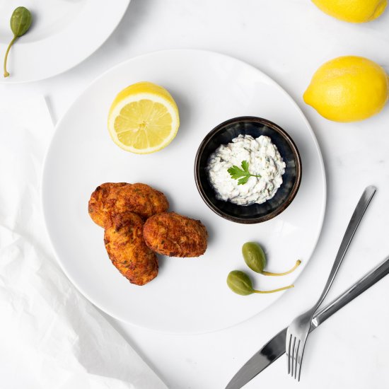 Cod Fritters & Tartare Sauce