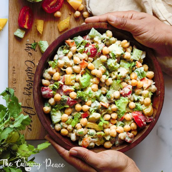 Chickpeas Avocado Salad