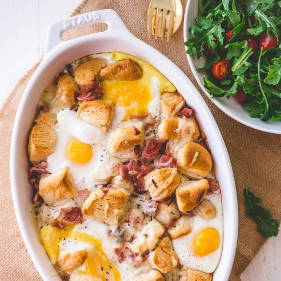 Ham and Cheese Breakfast Bake